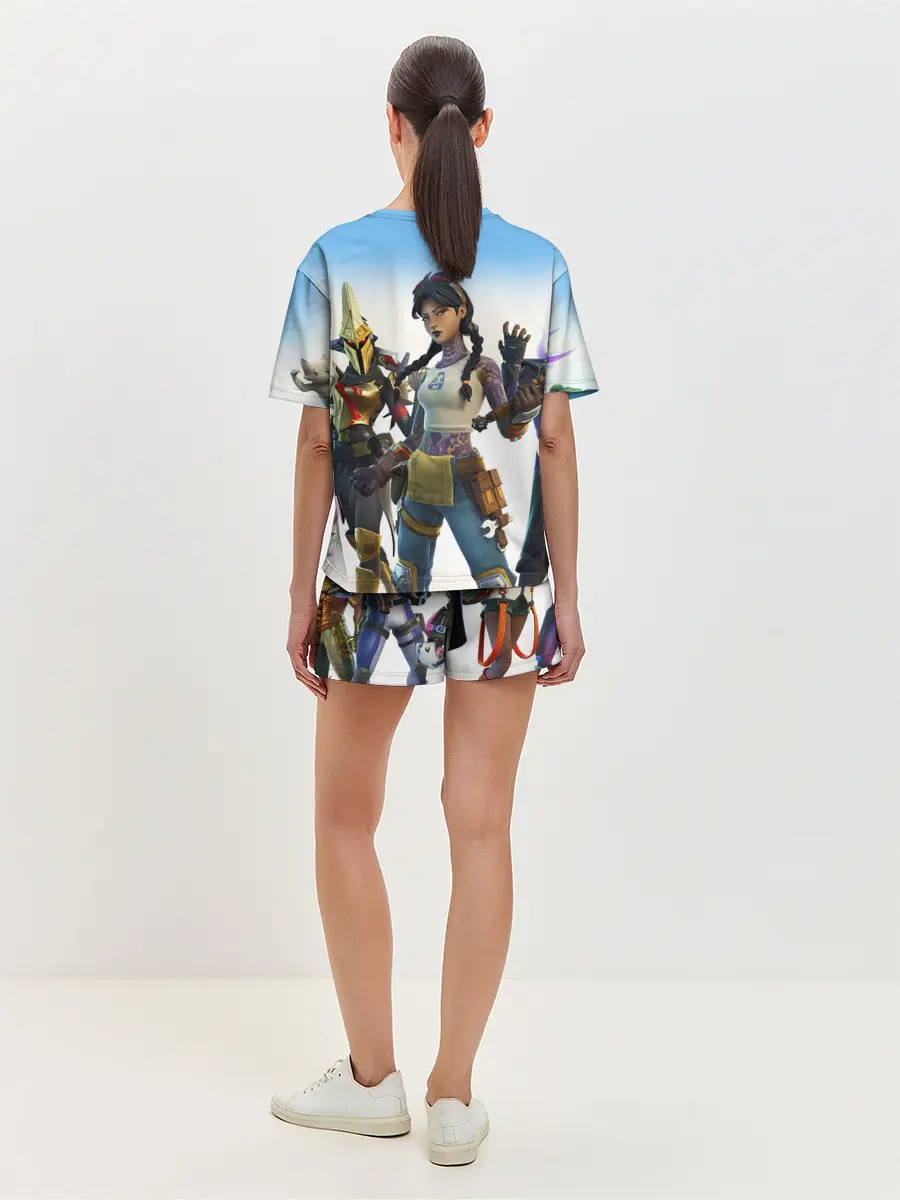 Женская пижама с шортами / ФОРТНАЙТ 3 СЕЗОН