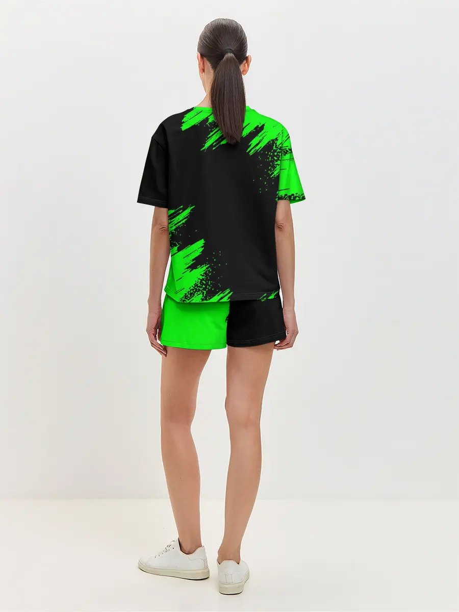 Женская пижама с шортами / MINECRAFT CREEPER