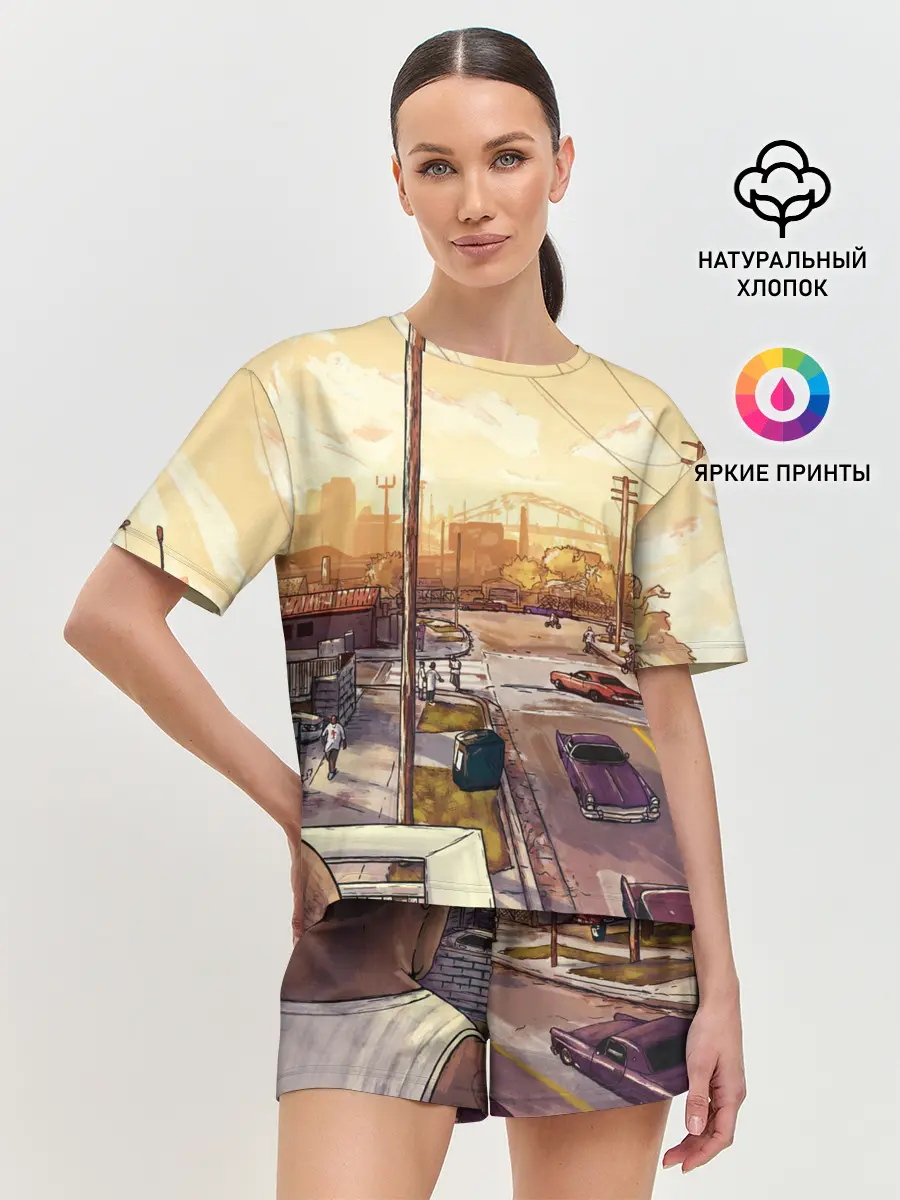 Женская пижама с шортами / GTA San Andreas