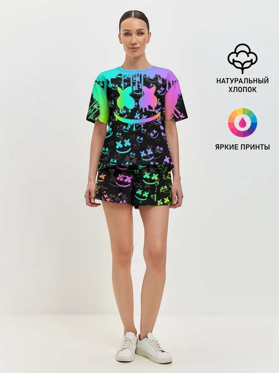 Женская пижама с шортами / MARSHMELLO