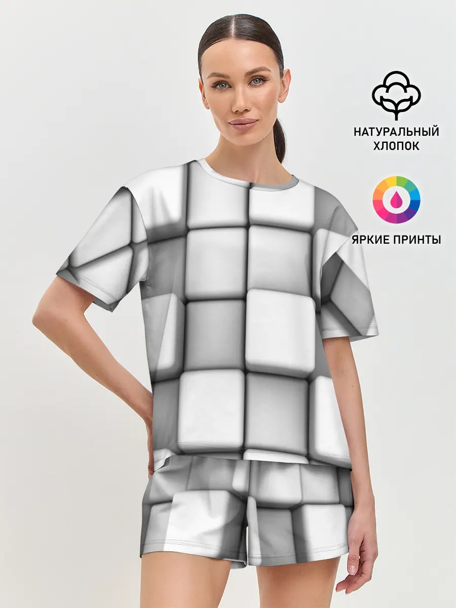 Женская пижама с шортами / ТЕКСТУРА