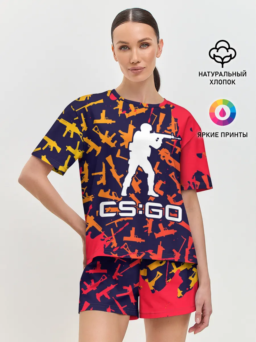 Женская пижама с шортами / CS GO | КС ГО
