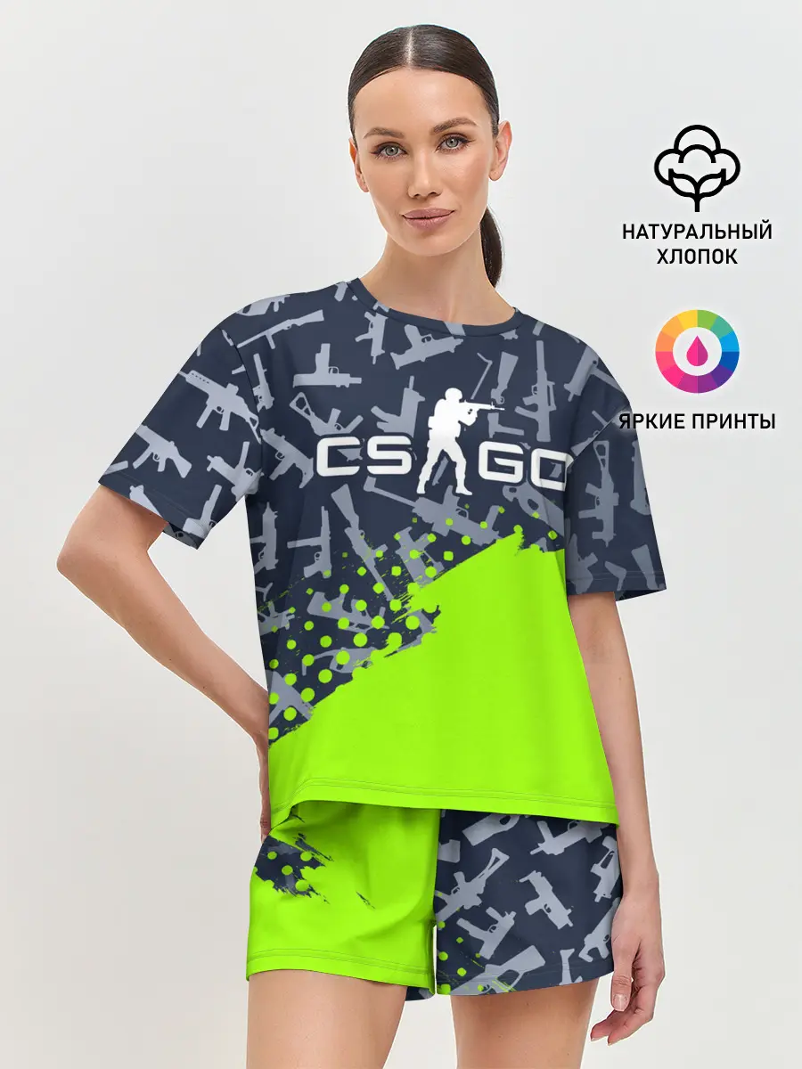 Женская пижама с шортами / CS GO | КС ГО