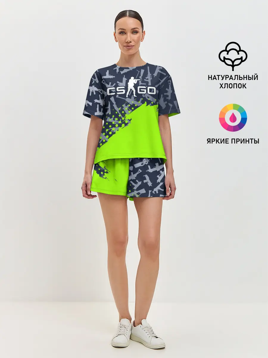 Женская пижама с шортами / CS GO | КС ГО