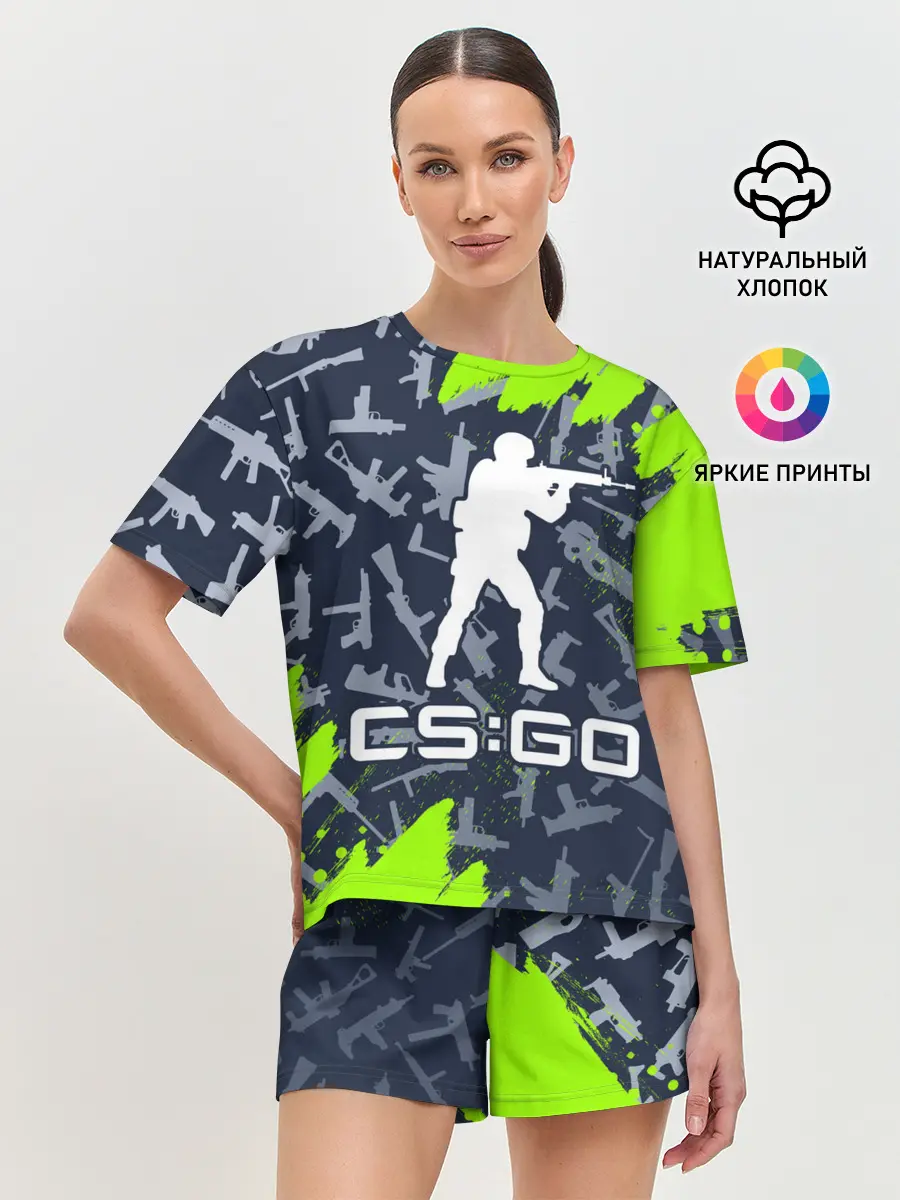 Женская пижама с шортами / CS GO | КС ГО