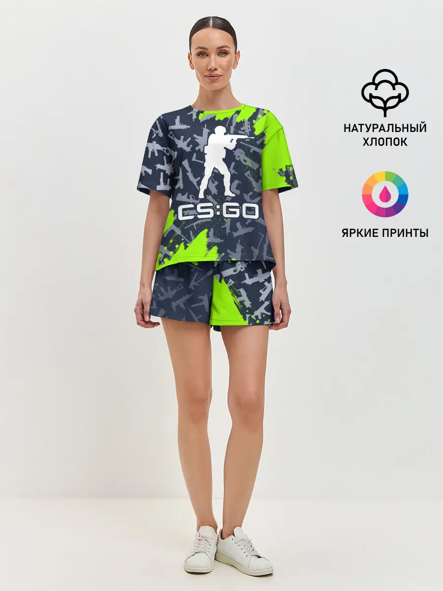 Женская пижама с шортами / CS GO | КС ГО