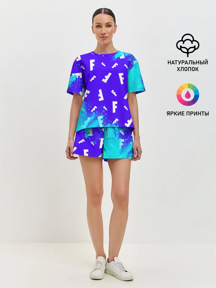 Женская пижама с шортами / FORTNITE / ФОРТНАЙТ