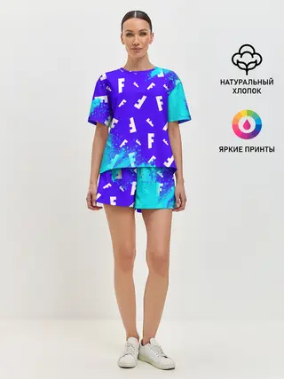 Женская пижама с шортами / FORTNITE / ФОРТНАЙТ