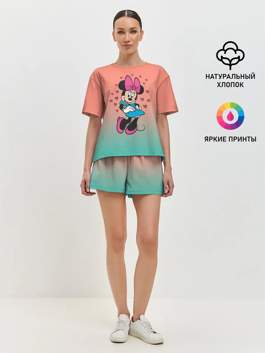 Женская пижама с шортами / Минни Маус