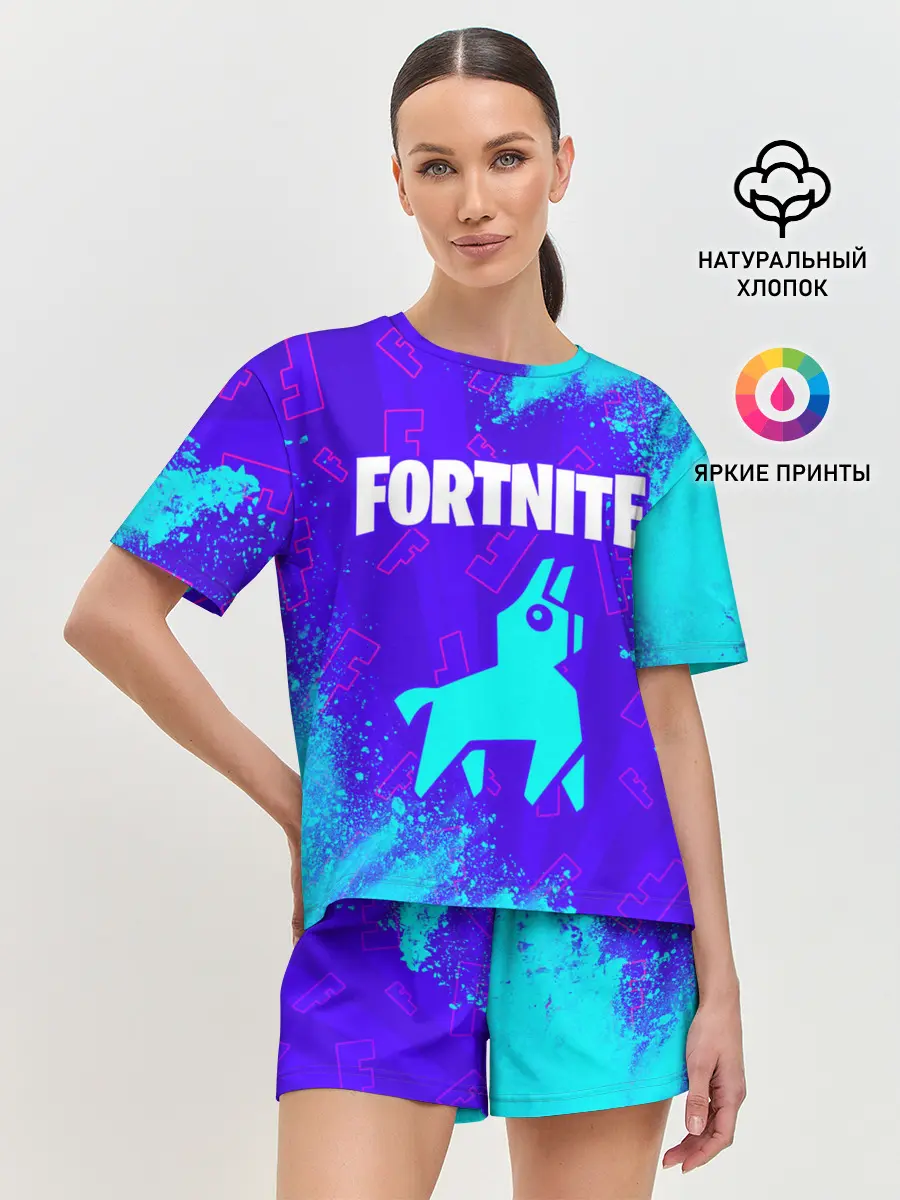 Женская пижама с шортами / FORTNITE / ФОРТНАЙТ