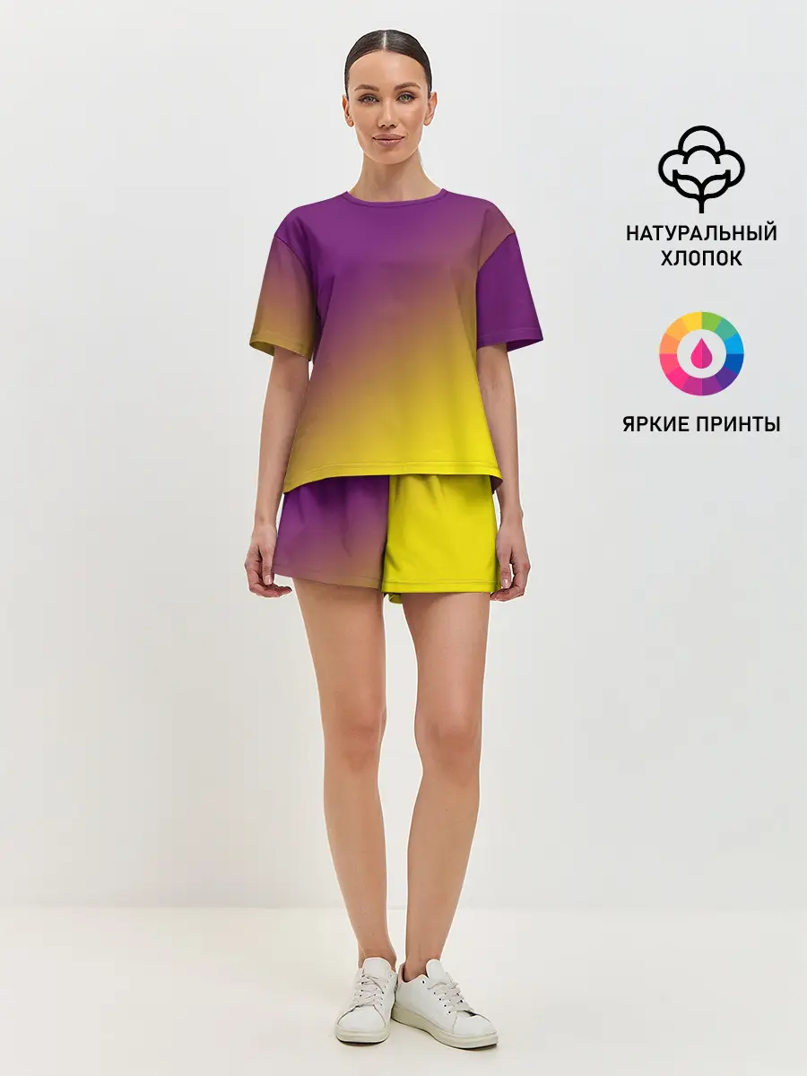 Женская пижама с шортами / ГРАДИЕНТ