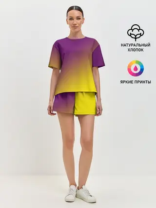 Женская пижама с шортами / ГРАДИЕНТ