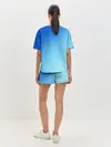 Женская пижама с шортами / blue