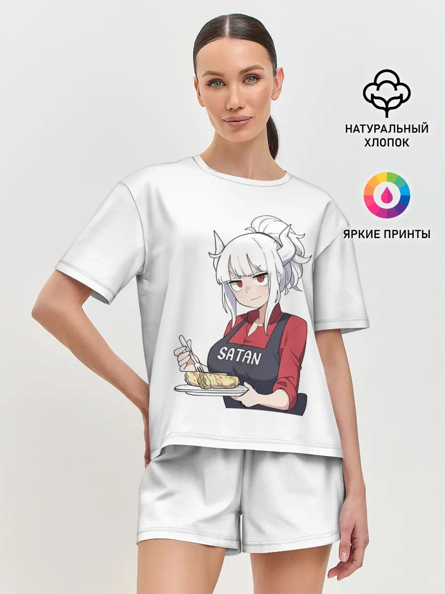 Женская пижама с шортами / Helltaker