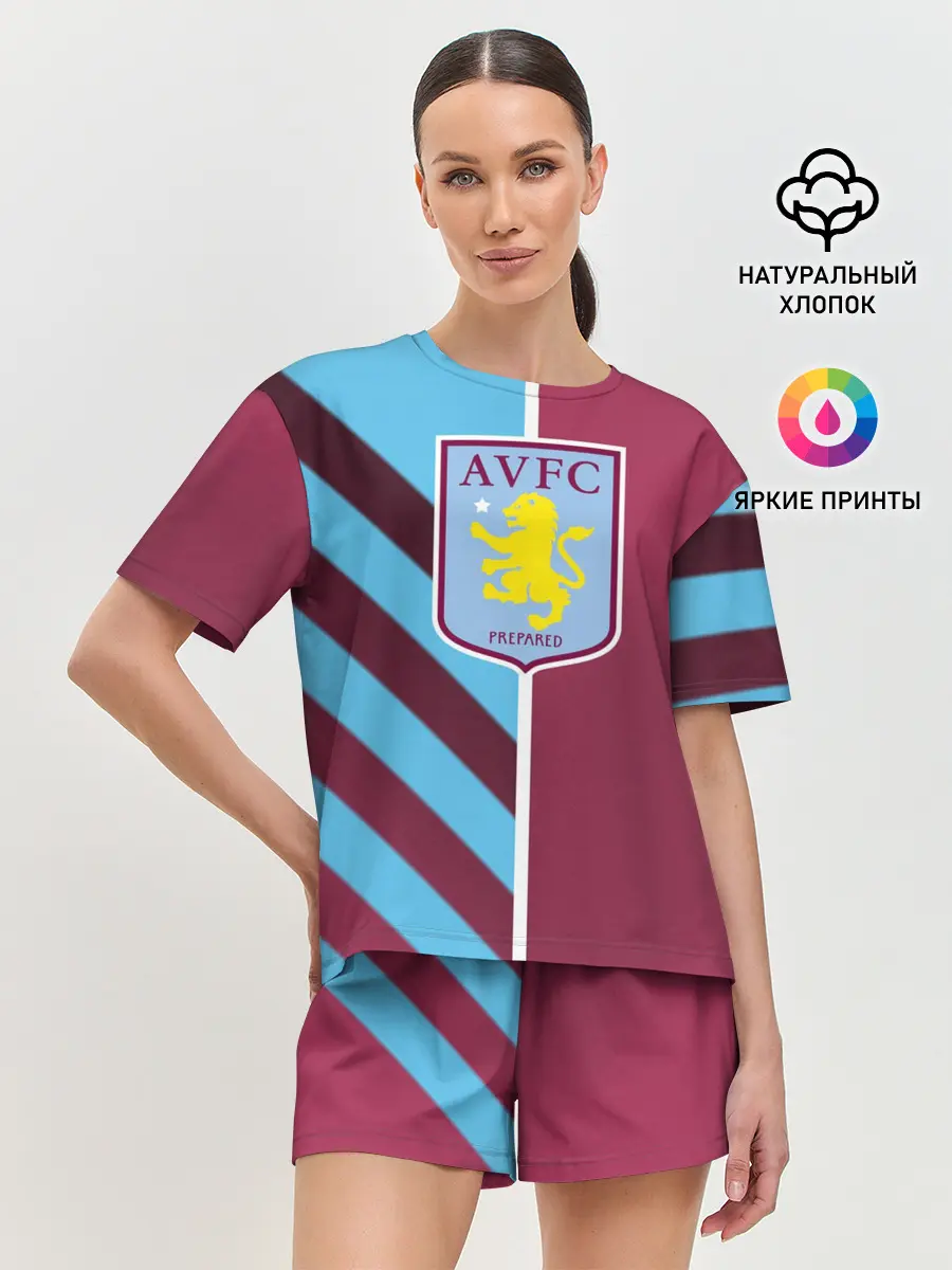 Женская пижама с шортами / Астон Вилла