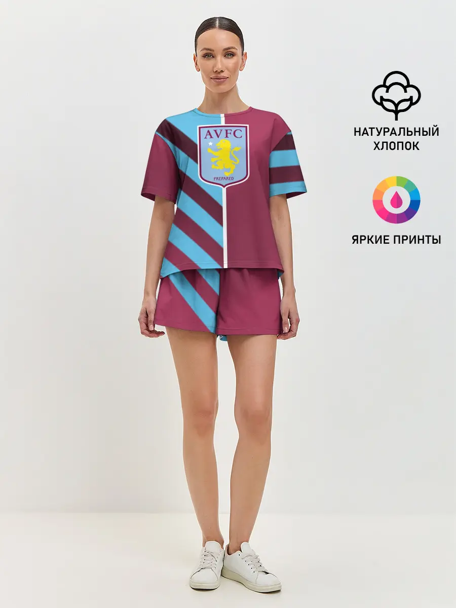 Женская пижама с шортами / Астон Вилла