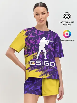Женская пижама с шортами / CS GO | КС ГО
