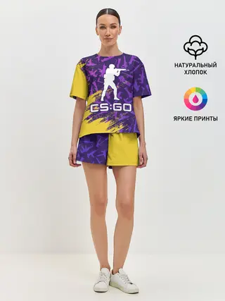 Женская пижама с шортами / CS GO | КС ГО