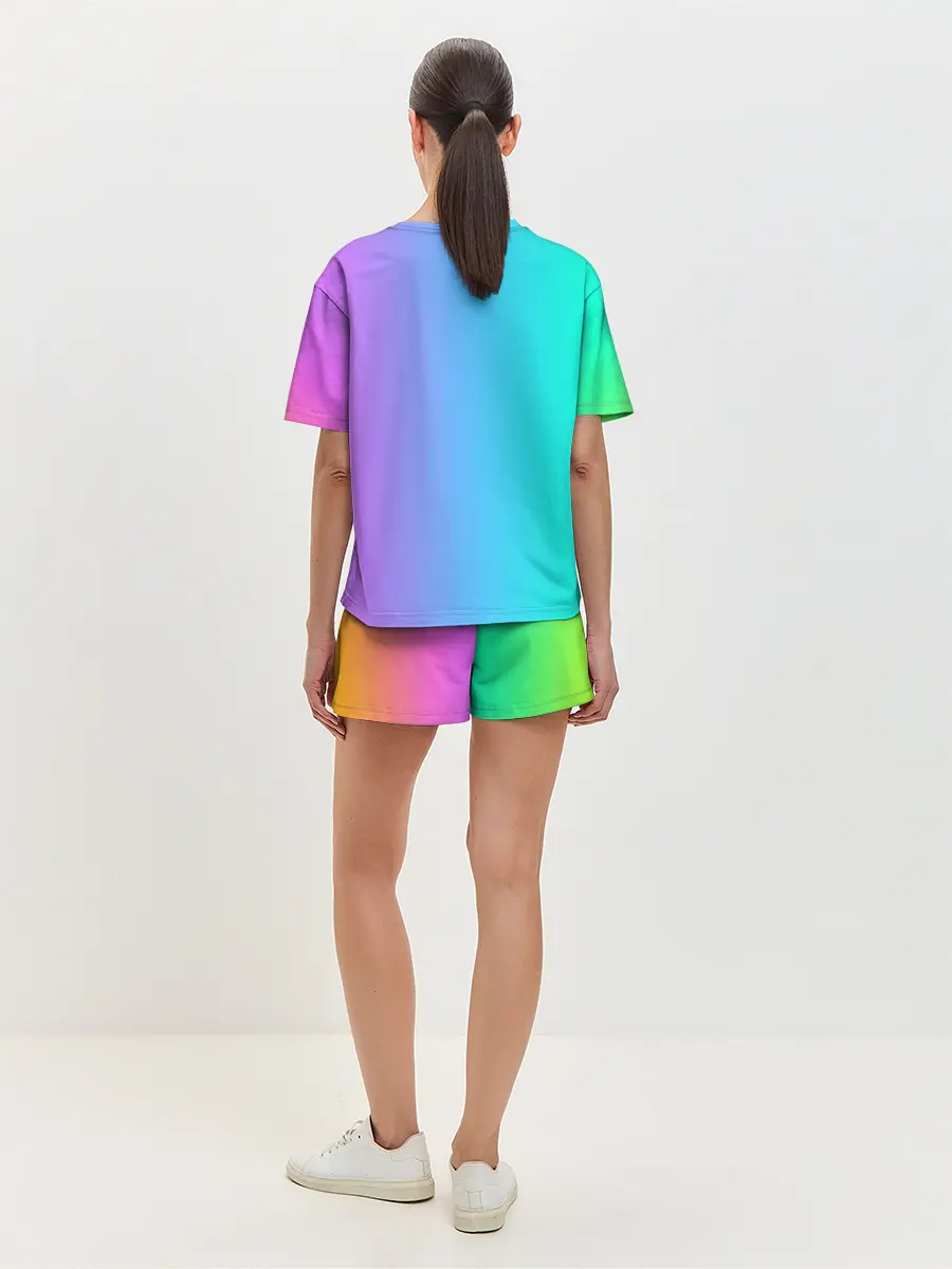 Женская пижама с шортами / Fairy Tail rainbow