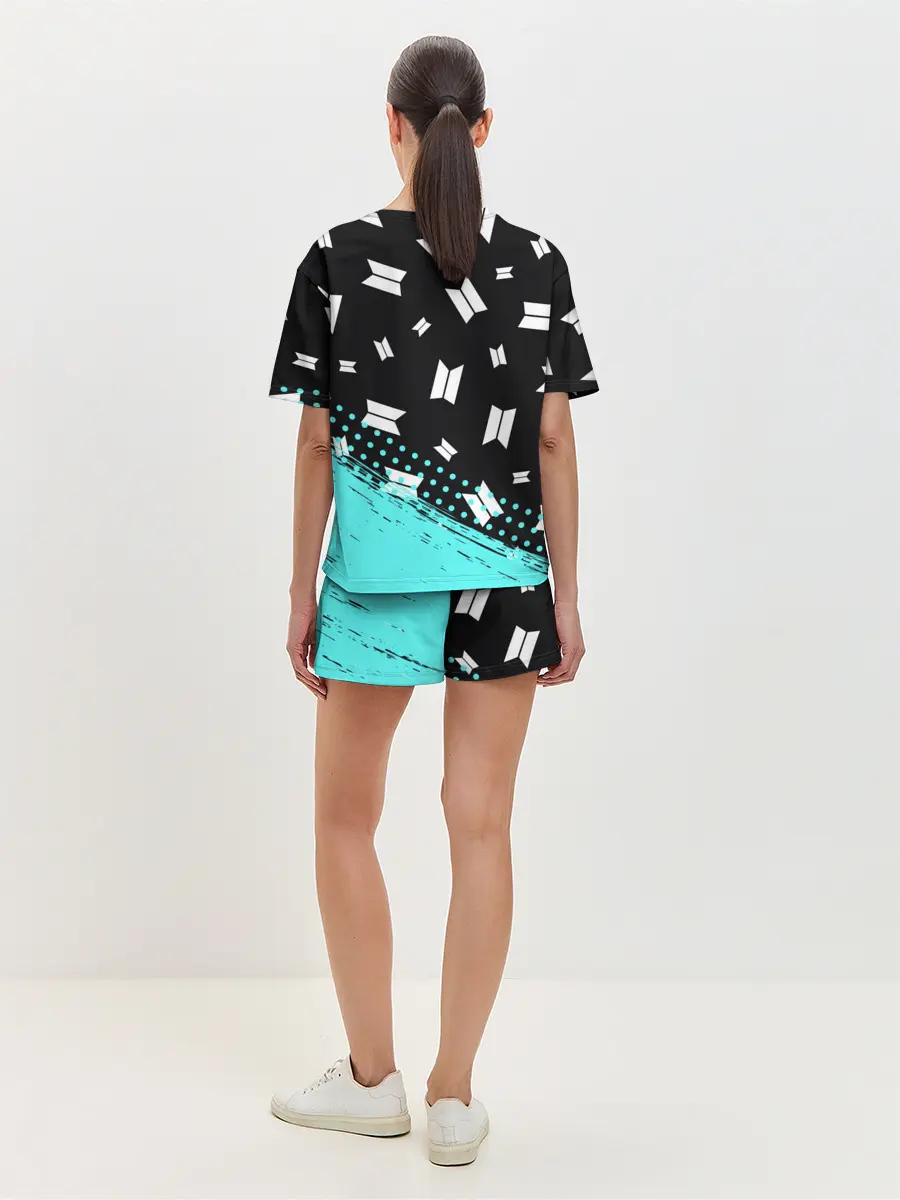 Женская пижама с шортами / BTS / БТС