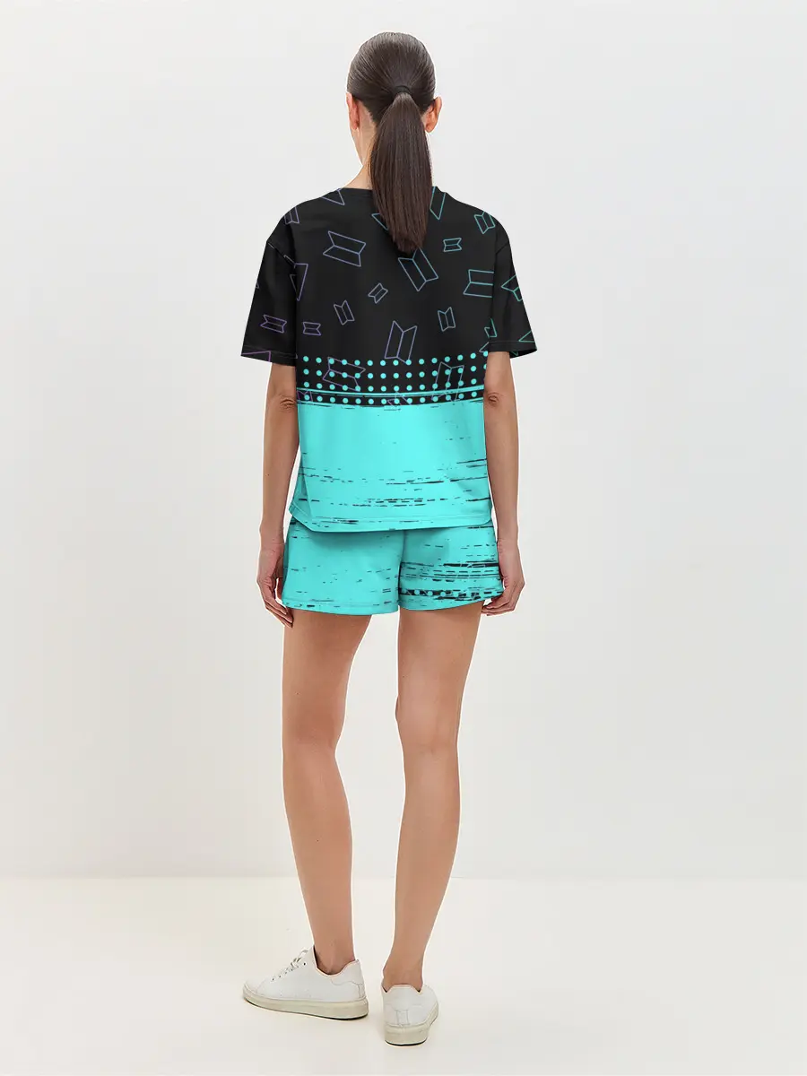 Женская пижама с шортами / BTS / БТС