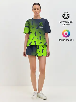 Женская пижама с шортами / FORTNITE / ФОРТНАЙТ