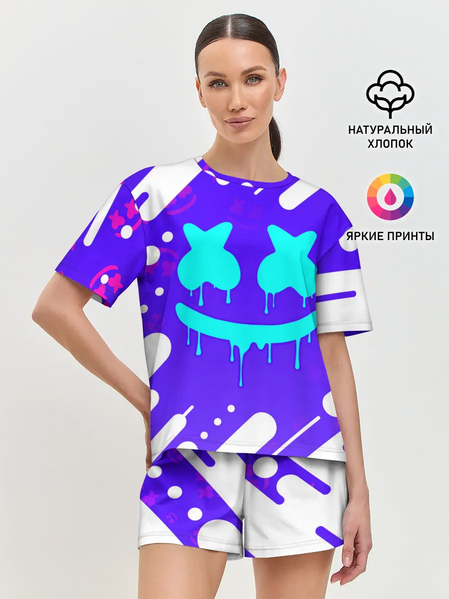 Женская пижама с шортами / MARSHMELLO / МАРШМЕЛЛОУ