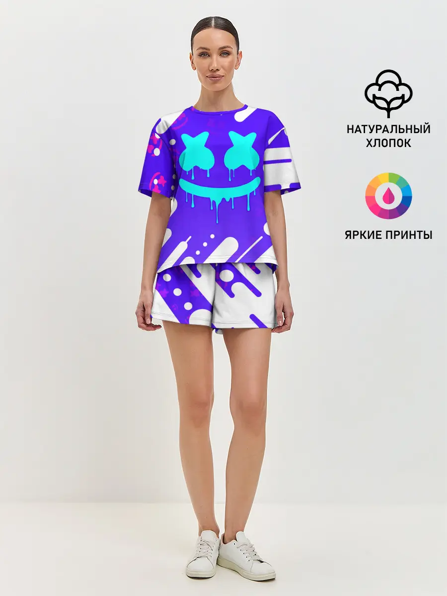 Женская пижама с шортами / MARSHMELLO / МАРШМЕЛЛОУ