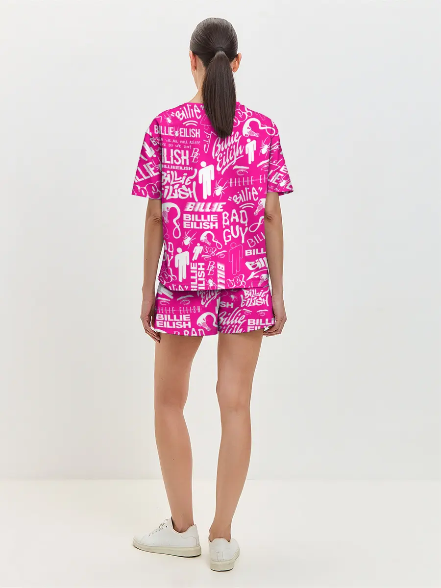 Женская пижама с шортами / BILLIE EILISH | БИЛЛИ АЙЛИШ