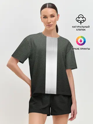 Женская пижама с шортами / Карбоновый занавес