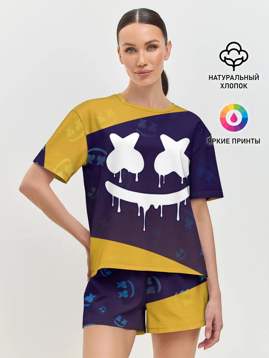 Женская пижама с шортами / MARSHMELLO / МАРШМЕЛЛОУ