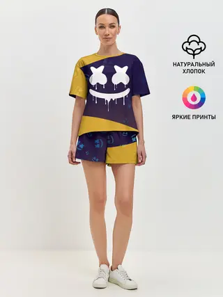 Женская пижама с шортами / MARSHMELLO / МАРШМЕЛЛОУ
