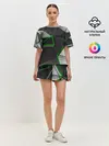 Женская пижама с шортами / 3D полигон