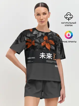 Женская пижама с шортами / Orange Japan