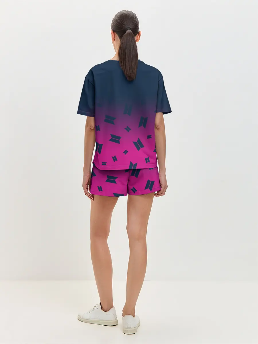 Женская пижама с шортами / BTS / БТС