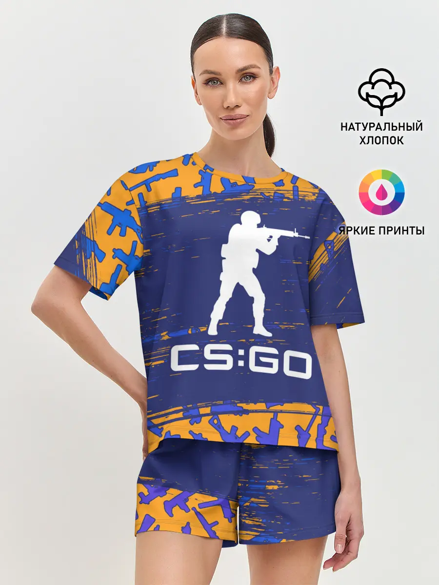 Женская пижама с шортами / CS GO | КС ГО