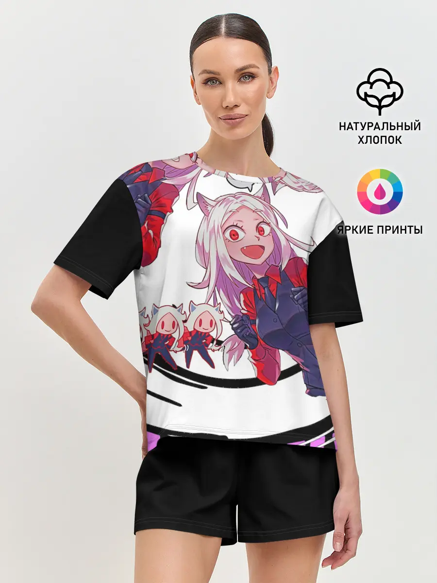 Женская пижама с шортами / Helltaker