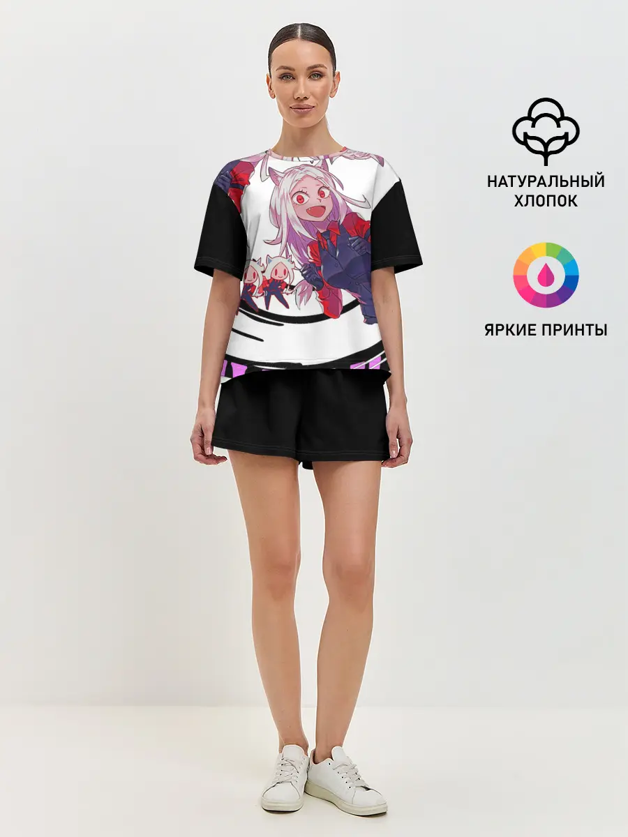 Женская пижама с шортами / Helltaker