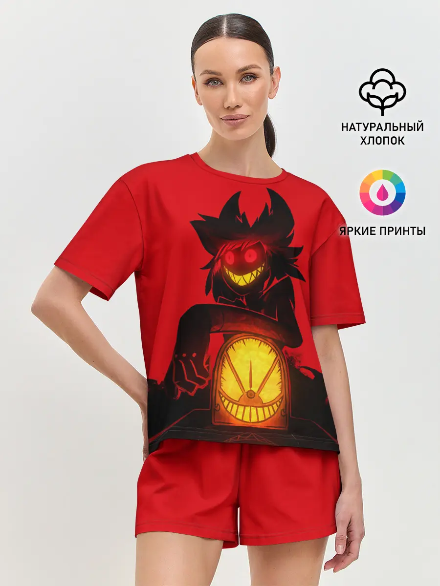 Женская пижама с шортами / Отель Хазбин