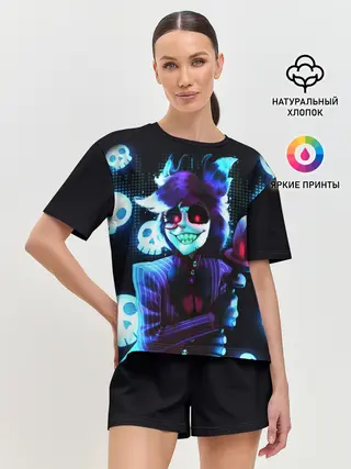 Женская пижама с шортами / Отель Хазбин