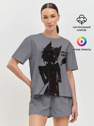 Женская пижама с шортами / Отель Хазбин