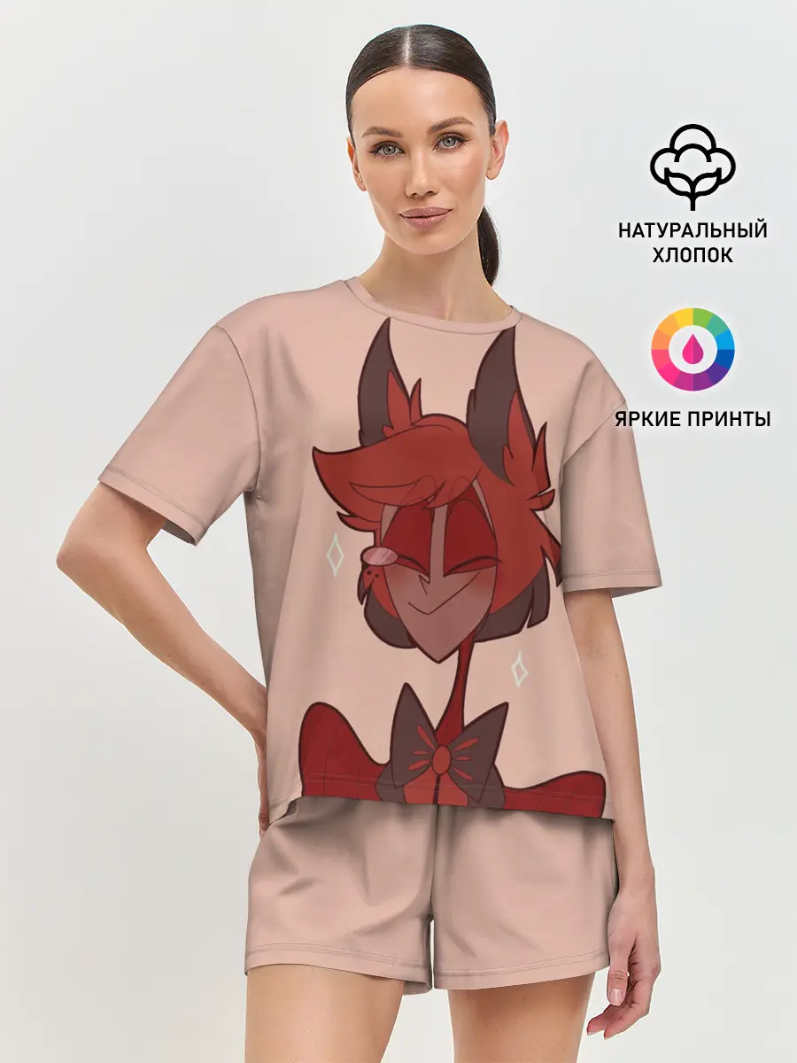 Женская пижама с шортами / Отель Хазбин