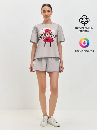 Женская пижама с шортами / Отель Хазбин