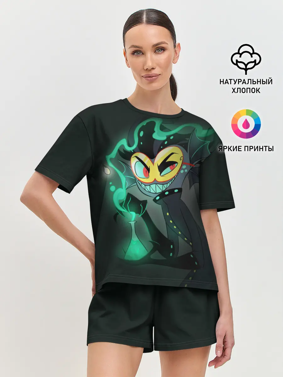 Женская пижама с шортами / Отель Хазбин