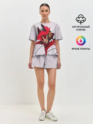 Женская пижама с шортами / Отель Хазбин