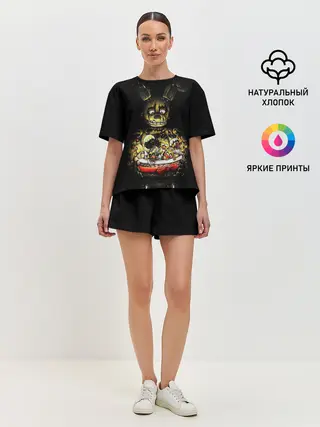 Женская пижама с шортами / Five Nights At Freddys