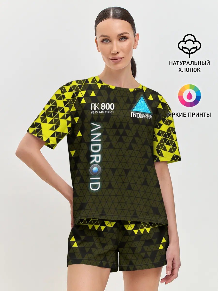 Женская пижама с шортами / DETROIT: BECOME HUMAN.