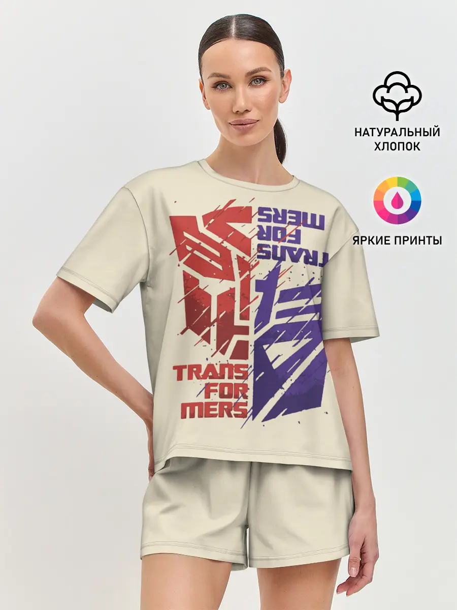 Женская пижама с шортами / Transformers