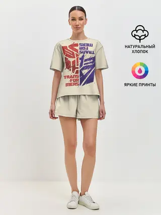 Женская пижама с шортами / Transformers