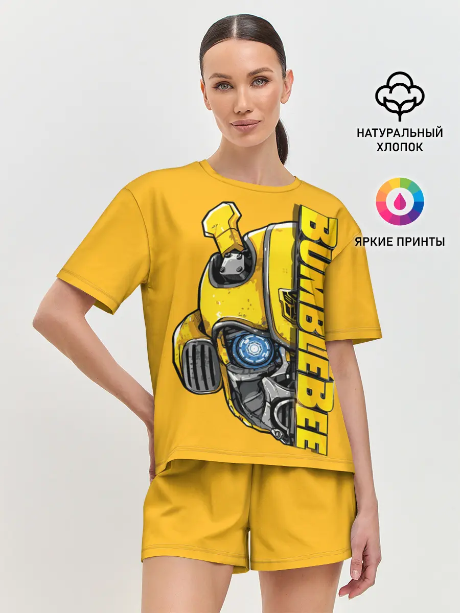 Женская пижама с шортами / Transformers Bumblebee